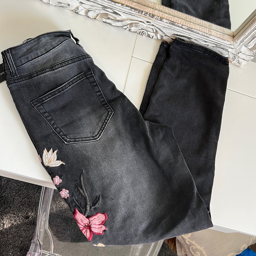 Black Embellished Jeans from Romeo and Juliet